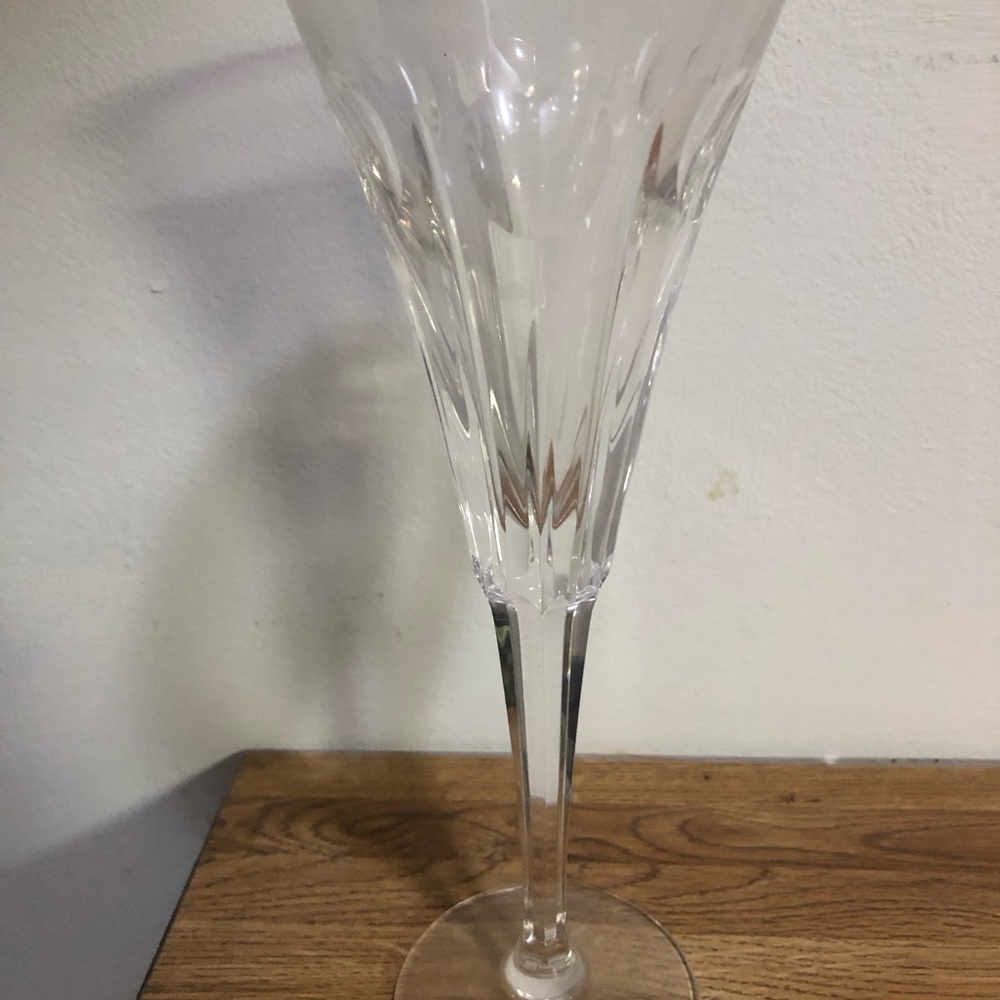 Waterford champagne wedding toasting flute